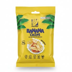 Banana Chips c/sal rosa do himalaia 50g